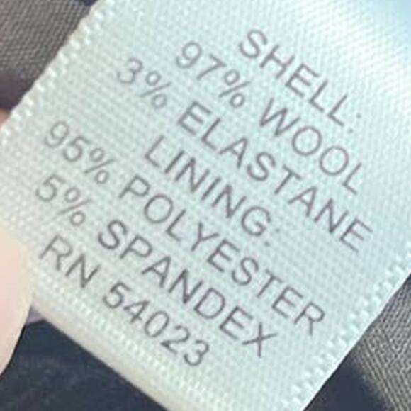 Banana Republic Wool Skirt Size 4 Tweed Twill A-Line Stretch Side Zipper Office - Picture 8 of 8